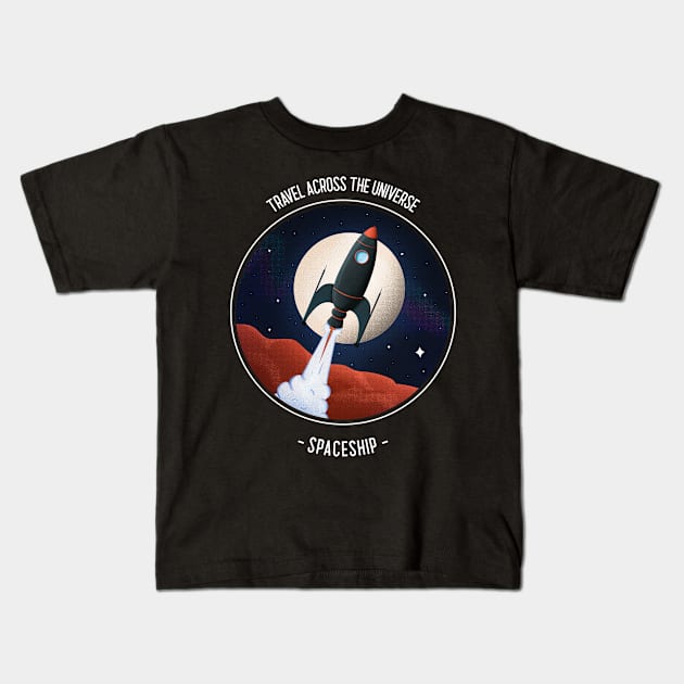 Travel Across The Universe Space Kids T-Shirt by Dody